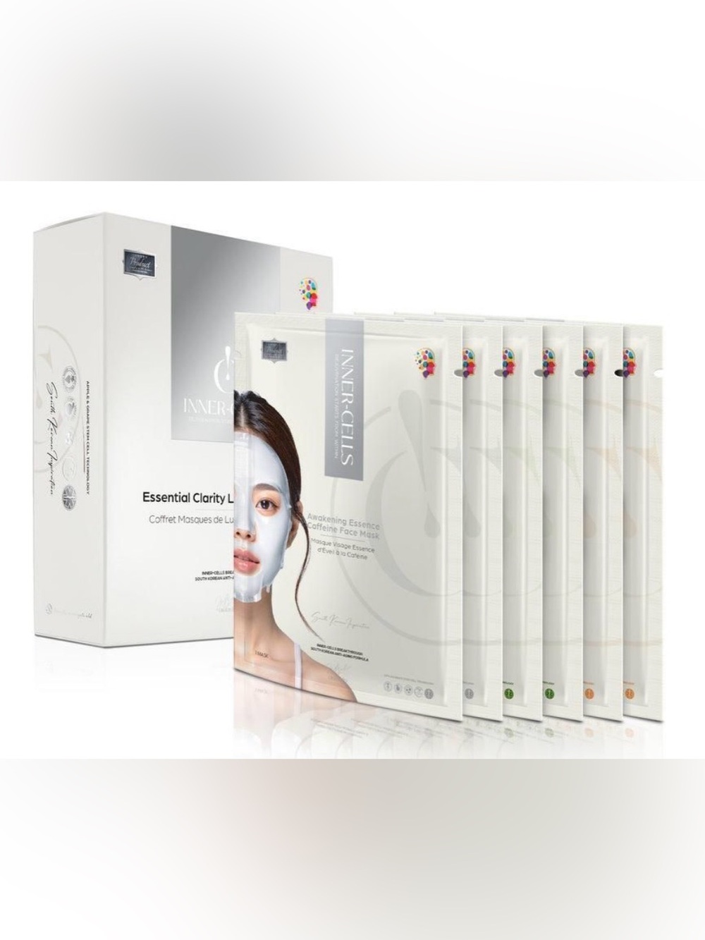 Inner-Cells Essential Clarity Luxury Jelly Mask Set (6 Masks) ~ Retail $800